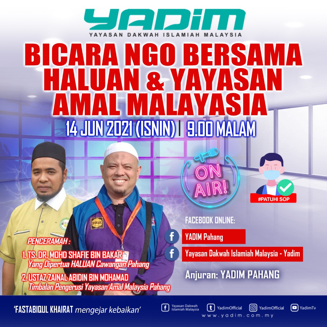 LIVE DARI PAHANG: BICARA NGO BERSAMA HALUAN & YAYASAN AMAL MALAYSIA 
